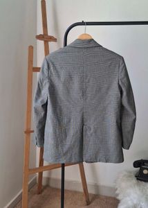 Zara oversized Plaid Blazer
