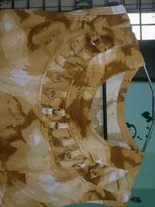 Abstract Print Sleeveless Dress