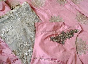 Pink Silk Bridal Lehenga Choli