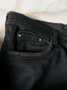 Black Straight Leg Jeans