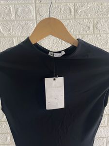 Zara Black Top - New w/ Tags