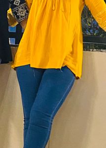 This The Mustard Yellow Tunic Kurta