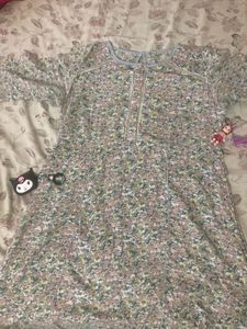 Floral Print Anarkali Kurti:)
