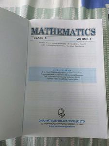 RD Sharma For Class.11th