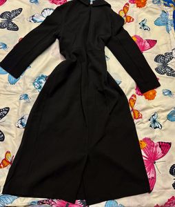Black Trench Coat Dress 🖤