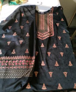 Premium Black Velvet Suit