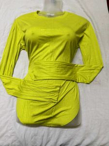 Yellow Long Sleeve Top