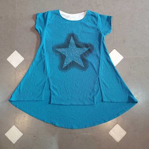Cute Blue Star Top
