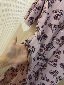 Magenta Collared Kurti