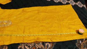 Golden Suit Set For Haldi Function 💫