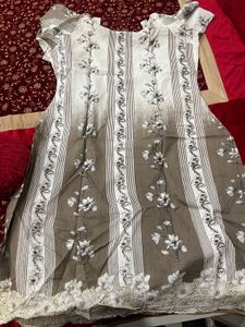 Elegant white Kurta Set