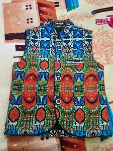 Stylish Kids' Ethnic Waistcoat