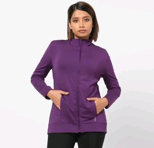 PURPLE long Sleeve t-shirt Jacket