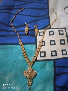 2 Necklace And 3 Earrings Pair Combo