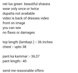 Lux Green Sharara