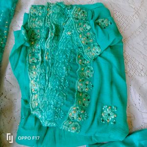 Heavy Peral Work Kurta Set