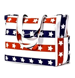 Patriotic Star Tote Bag