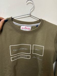 Cobb olive green Graphic Sweatshirt