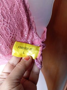 Pink bralette