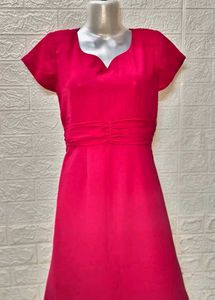 Pink Taylor Stiched Dress