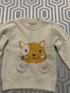 Cute Cat Furry Sweater