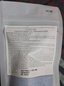 Laneige Cream Skin Cerapeptide Toner