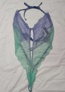 Lace Halter Bodysuit