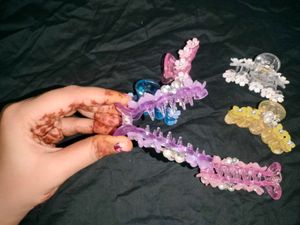 Flower Hair Claw Clips - single unit