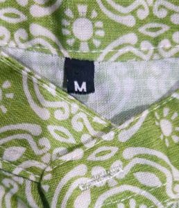 Green Printed Kurta Shirt For Men