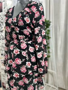 Floral Print Mini Dress