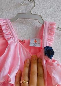 Pink Top And Jean&#39;s Short