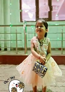 (1-2.5Yr )Princess Peach Colour Frock
