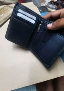 Black Mens Leather Wallet