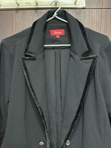 Black Formal Coat - Brand Laks*ita