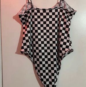 Checkered Bodysuit