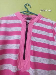 maternity Striped T-Shirt Dress