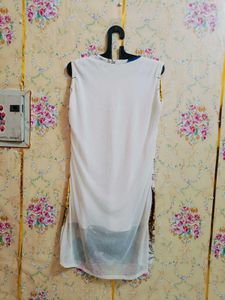 Paris Print Sleeveless Tunic