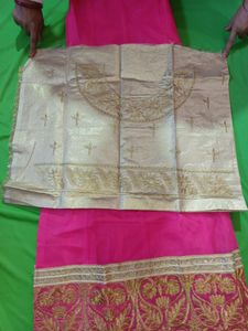 Zari Work Net Lehenga