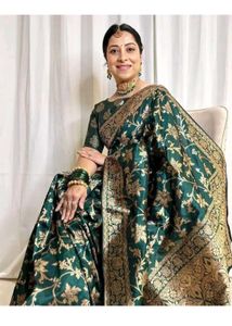 Elegant Green Saree