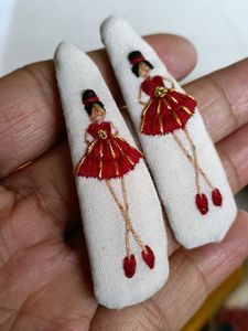 Handmade Embroidery Hair Clip