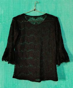 Black Lace Top Women&#39;s