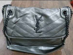 Metallic YSL Handbag (Copy)