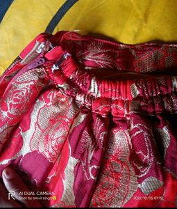Lehanga chunni, sleeves, and long tassels