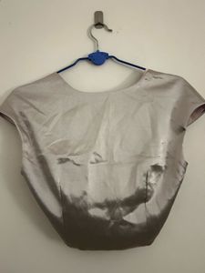 Champagne Silk Cap Sleeve Top