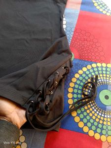 Sleek Black Mini Bodycon Dress