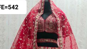 Elegant Red Bridal Lehenga