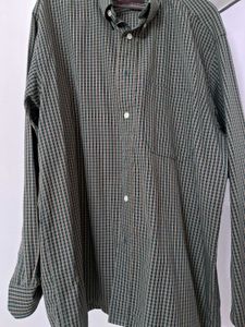 Men's Long Sleeve Checkered Button-Down