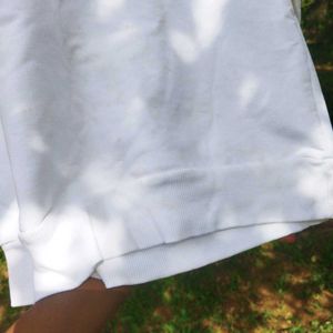 White &#39;Brave&#39; Hoodie