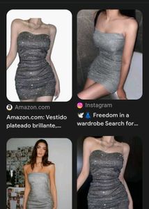 Silver Sparkly Disco Dress🦪🦢🌁