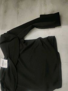 Black Off Shoulder Top